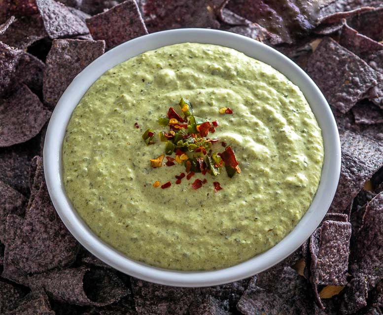 Poblano cheese dip
